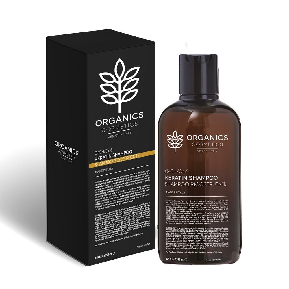 Keratin Care Shampoo Argan E Avocado Shampoo Ricostituente-1